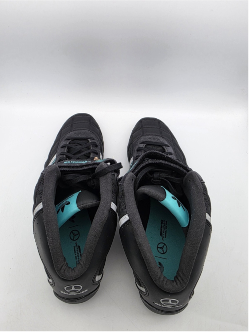 Adidas Adiracer HI Mercedes AMG F1 Racing Shoes JR4547 Mens 12.5 - Picture 4 of 5